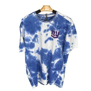 NFL New York Giants Tie-Dye T-Shirt XL Blue & White